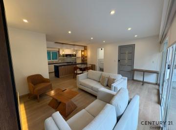 Departamento · 115m² · 2 Dormitorios · 1 Estacionamiento · Se Alquila Departamento de Estreno en Miraflores! | 115.57 m² | Malecón de La Reserva