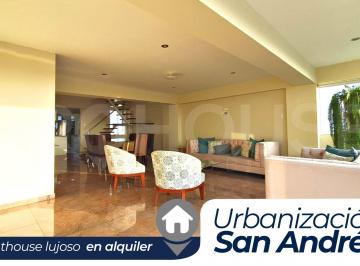 Departamento · 400m² · 6 Dormitorios · 2 Estacionamientos - Prohouse Inmobiliaria · Urb. San Andrés - Penthouse con Piscina en Alquiler