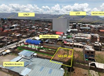 Terreno / Lote , Huancayo · Terreno 551 m² Acuario Saños Grande