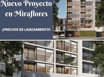 Departamento de 2 habitaciones, Lima · Se Vende Lindo Departamento en Proyecto a Una Cuadra del Malecon de Miraflores y de Larcomar