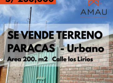 Terreno / Lote , Pisco · Oprtunidad Terreno en Venta Paracas