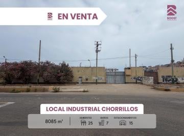 Local comercial · 1295m² · 15 Estacionamientos · Venta Local Industrial Como Terreno en Chorrillos, Área 8,085 m²
