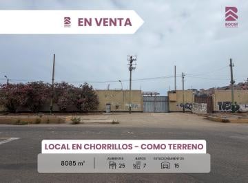 Local comercial · 1295m² · 15 Estacionamientos · Chorrillos - Venta Local Como Terreno - Alameda San Marcos Lte a - 1 - Área 8,085.50 m²