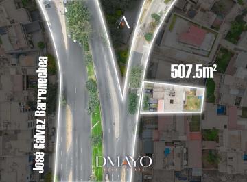 Terreno / Lote · 507m² · Se Vende Casa Terreno de 504 m² en Corpac San Isidrocon 17.4 de Frente! Param Para 7 Pisos