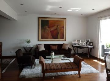 Departamento en Venta de 4 habitaciones San Borja · Vta San Borja Av del Pinar Duplex 4d + 2c 4°p V/parque Terraza Parrilla Asc/directo