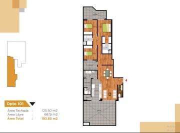 Departamento de 3 habitaciones, Lima · Ab - 1626.1 - Exclusivo Flat de Estreno en 1er Piso Frente a Parque en Hacarilla, San Borja