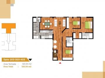 Departamento de 3 habitaciones, Lima · Ab - 1626.5 - Lindos Flat de Estreno Frente a Parque en Chacarilla, San Borja