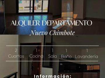Departamento de 2 habitaciones, Santa · Departamento Moderno en Alquiler – Nuevo Chimbote Estreno