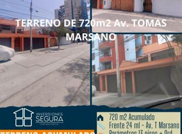 Terreno / Lote , Lima · Terreno de 2 Lotes Acumulados 720 m²