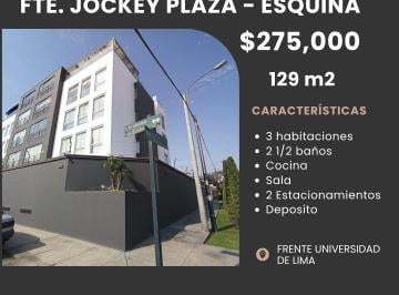 Departamento de 3 habitaciones, Lima · Departamento Frente Jockey Plaza Urb. Neptuno