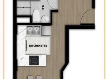 Departamento de 2 habitaciones, Lima · Departamentos Flat de Estreno en Proyecto Venta La Calera - Surquillo