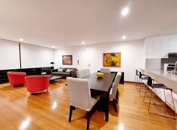 Departamento · 140m² · 2 Dormitorios · 2 Estacionamientos · Santa Cruz, Departamento en La Mejor Zona de Miraflores Limite San Isidro en Alquiler