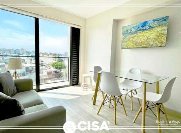 Departamento · 56m² · 2 Dormitorios · Depa Amoblado con Vista Al Mar en Barranco | 2 Dorm Áreas Premium