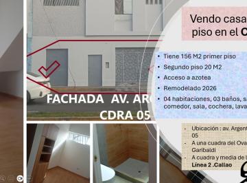 Casa de 5 habitaciones, Callao · Vendo Casac de un Piso en El Callao, Esquina 156 m²