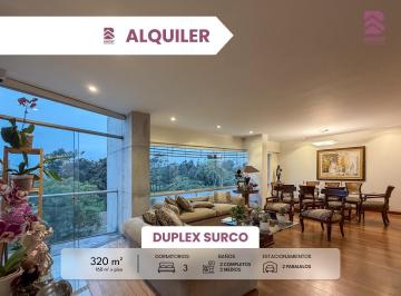 Departamento · 230m² · 3 Dormitorios · Alquiler Exclusivo Dúplex Totalmente Amoblado - 320 m² - 160 m² X Piso