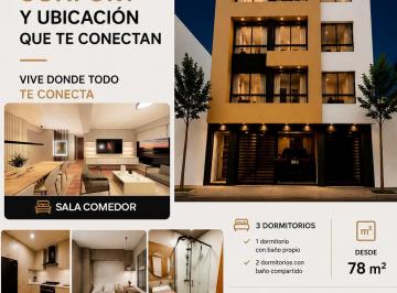 Departamento de 3 habitaciones, Trujillo · Juzgado Tower
