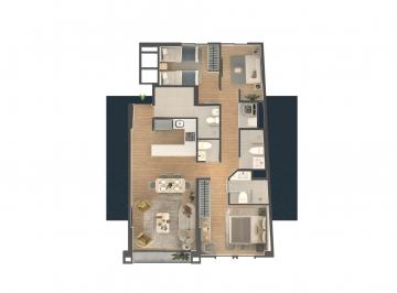 Departamento de 3 habitaciones, Lima · 3 Dorm. y 3 Baños en San Isidro | Departamento de Estreno 91.3 m²