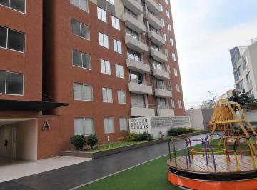 Casa · 64m² · 2 Dormitorios · Alquiler de Departamento Amoblado de 64 m² en Piso 17 – Condominio El Gran Olivo, Los Olivos