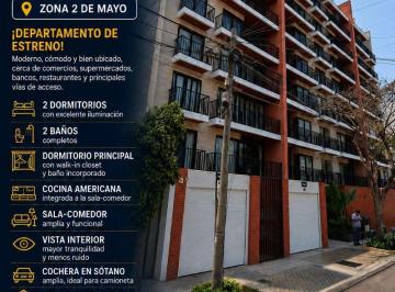 Departamento de 2 habitaciones, Lima · Departamento de Estreno en Alquiler – Lincisidro