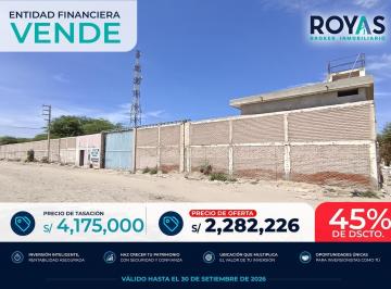 Terreno / Lote · 140m² · Entidad Financiera Vende Terreno Industrial Cercado - Distrito 26 de Octubre - Piura - 1301