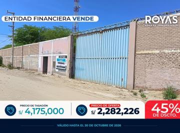 Terreno / Lote · 140m² · Entidad Financiera Vende Terreno Industrial Cercado - Distrito 26 de Octubre - Piura - 1301