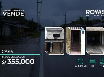Casa · 460m² · 3 Dormitorios · Entidad Financiera Vende Casa de Dos Pisos con Doble Frente - Maynas Loreto - 1290
