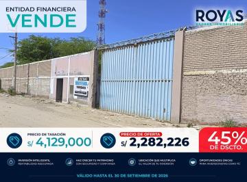 Terreno / Lote · 127m² · Entidad Financiera Vende Terreno Industrial Cercado en Veintiséis de Octubre - Piura - 1300