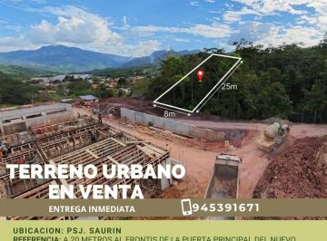 Terreno / Lote , San Martin · Se Vende Terreno Urbano en Chazuta