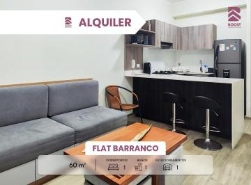 Departamento · 43m² · 1 Dormitorio · 1 Estacionamiento · Dpto 1 Dorm. Barranco | Patio Privado 20 m² | Amoblado Opción Cochera