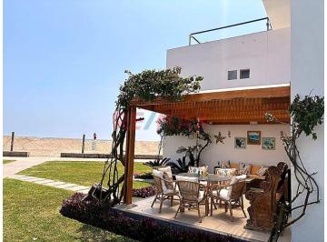 Casa · 171m² · 4 Dormitorios · Venta Casa de Playa en Primera Fila – Condominio Asia del Sur | Playa Sarapampa