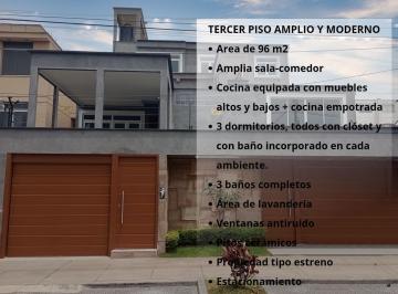 Departamento · 96m² · 3 Dormitorios · 1 Estacionamiento · Alquiler Departamento en San Borja