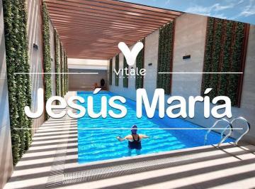 Departamento · 43m² · 1 Dormitorio · 1 Estacionamiento · Alquiler de Departamento Amoblado de 1 Dormitorio en Jesús María con Balcón Cochera y Gimnasio
