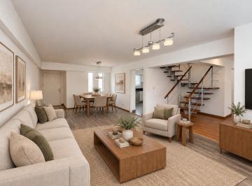 Sala comedor - Imagen con IA · Venta Dúplex en Miraflores con Terraza y Horno de Barro