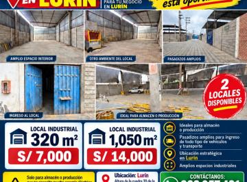 Nave industrial , Lima · Alquiler de Local Industrial en Lurin Cuadra 20 Antigua Panamericana