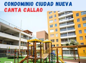 Departamento de 3 habitaciones, Callao · Departamento con Cochera en Venta en Condominio Ciudad Nueva – Canta Callao