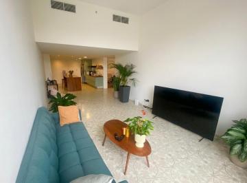 Departamento · 120m² · 2 Dormitorios · 2 Estacionamientos · Barranco – Alquilo Departamento de Diseño con Techos Altos, Balcón y 2 Cocheras