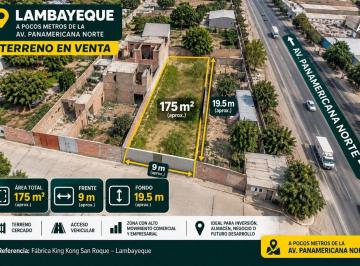 Terreno / Lote , Lambayeque · Terreno 175 m² en Lambayeque – Cerca a Panamericana Norte, S/ 130,000 Soles (Con Recursos Propios)