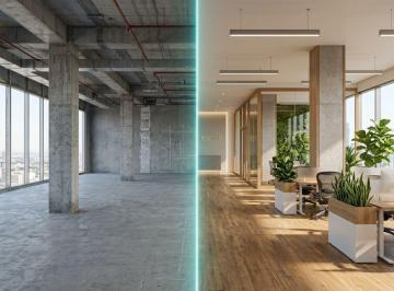 Oficina comercial · 267m² · 2 Estacionamientos · Oficina de Estreno en Gris de 267 m² en Venta | 02 Cocheras - Piso 18 en Bloom Tower