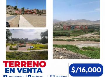 Terreno / Lote , Cañete · Ocasión Se Vende un Terreno en San Antonio de Mala Cañete 70.20 m²