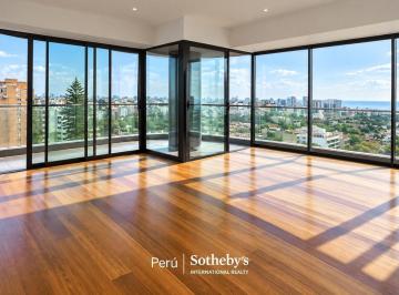 Departamento · 158m² · 2 Dormitorios · 3 Estacionamientos · Departamento Flat con Vista Espectacular Al Golf y Al Mar en Alquiler
