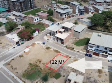 Terreno / Lote · 122m² · Ocasión Lote en Venta 122 M²calle Las Poncianas Mz C15 Lote 21 Urb Las Palmeras de Centenario Etapa1