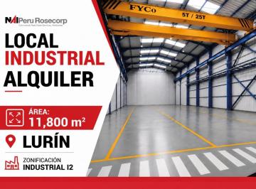 Nave industrial · 11800m² · Local Industrial en Alquiler 11,000 m² - Lurín