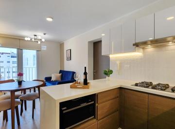 Departamento · 42m² · 1 Dormitorio · 1 Estacionamiento · Alquiler Departamento Estreno Amoblado Miraflores 1 Dorm 42 m² con Estacionamiento