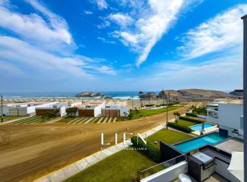 Casa de playa · 297m² · 5 Dormitorios · 5 Estacionamientos · Km123 Casa con Vista Al Mar, Piscina Privada y 5 Dorm. Suite