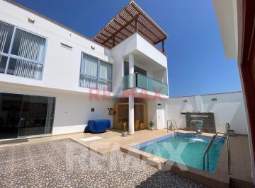 Casa · 120m² · 4 Dormitorios · 2 Estacionamientos · Vendo Hermosa Casa de Playa 350 con Piscina y Sauna Casi Estreno - Playa Lobos
