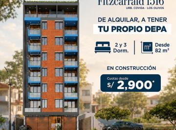 Departamento de 3 habitaciones, Lima · Departamentos en Venta, Terraza, Área de Parilla, Ascensor, Cochera, Parques