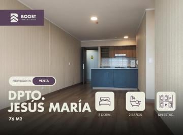 Departamento · 76m² · 3 Dormitorios · ¡Vive en Av San Felipe! Depa de Estreno 3 Dorms Club House Completo (Piscina, Gym, Pet Shower)