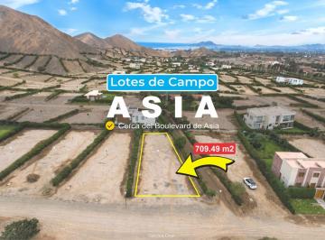 Terreno / Lote , Cañete · Terreno de Campo de 709 m² en Venta en Condominio en Asia