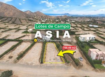 Terreno / Lote , Cañete · Terreno de Campo de 709 m² en Venta en Condominio en Asia