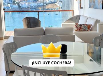 Departamento de 2 habitaciones, Lima · (El) ¡Frente Al Mar! Dpto 2 Dorm. + 3 Baños, Balcón y Cochera en Playa Señoritas, Punta Hermosa